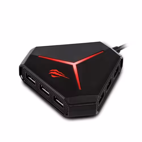 هاب و رم ریدر هویت مدل HAVIT H95 10PORT USB3