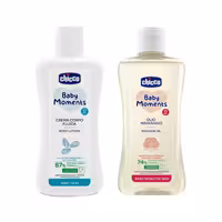 لوسیون بدن و روغن ماساژ کودک چیکو مدل C10242 حجم 200 و 200 میلی لیتر