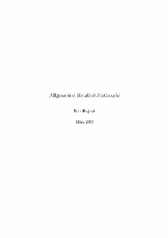 خرید و دانلود نسخه کامل کتاب Allgemeine Relativitaetstheorie 002