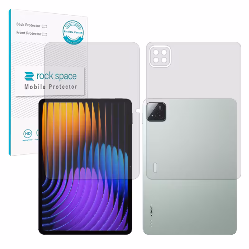 گلس صفحه نمایش و پشت تبلت شیائومی Pad 7 مدل نانو هیدروژل مات برند راک اسپیس کد LL