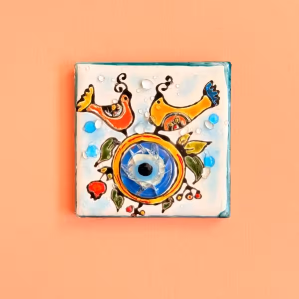 مگنت سرامیکی رنگین طرح شانزده