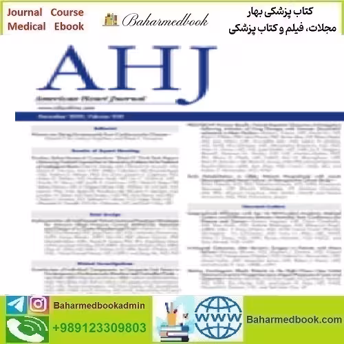 American Heart Journal Volume 230 2020 TRUE PDF price 4€ - کتاب پزشکی بهار