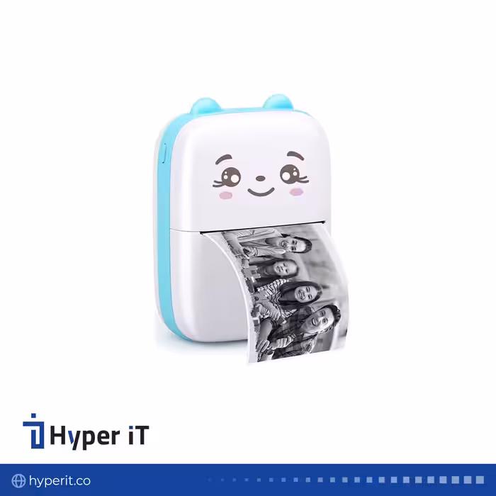 مینی پرینتر حرارتی شارژی Printer A8C – آبی
