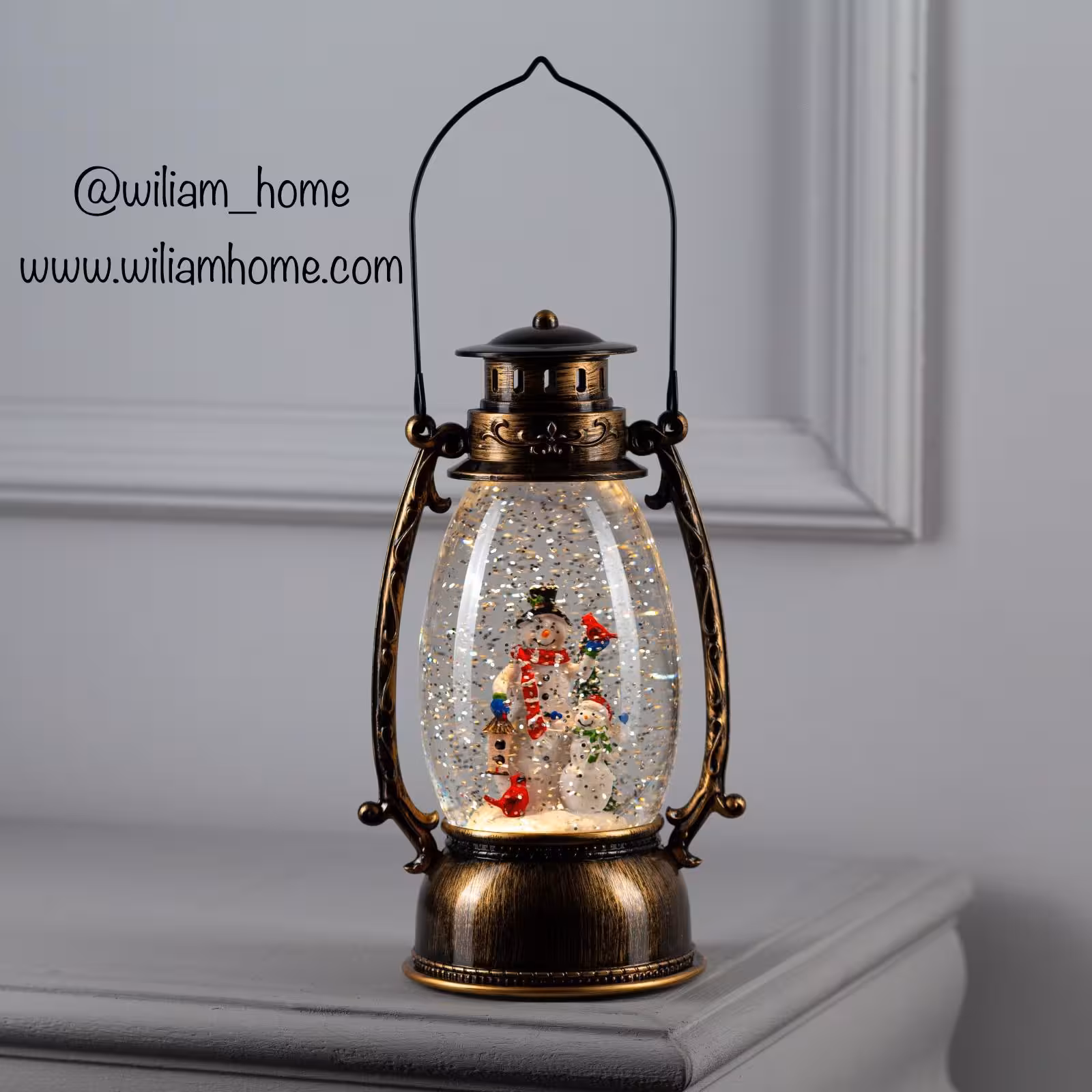 موزیک باکس فانوس آدم برفی کریسمس⛄