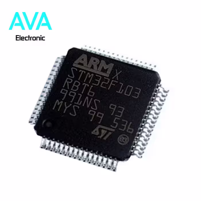 میکروکنترلر STM32F103RBT6 با فرکانس کاری 72 مگاهرتز اورجینال