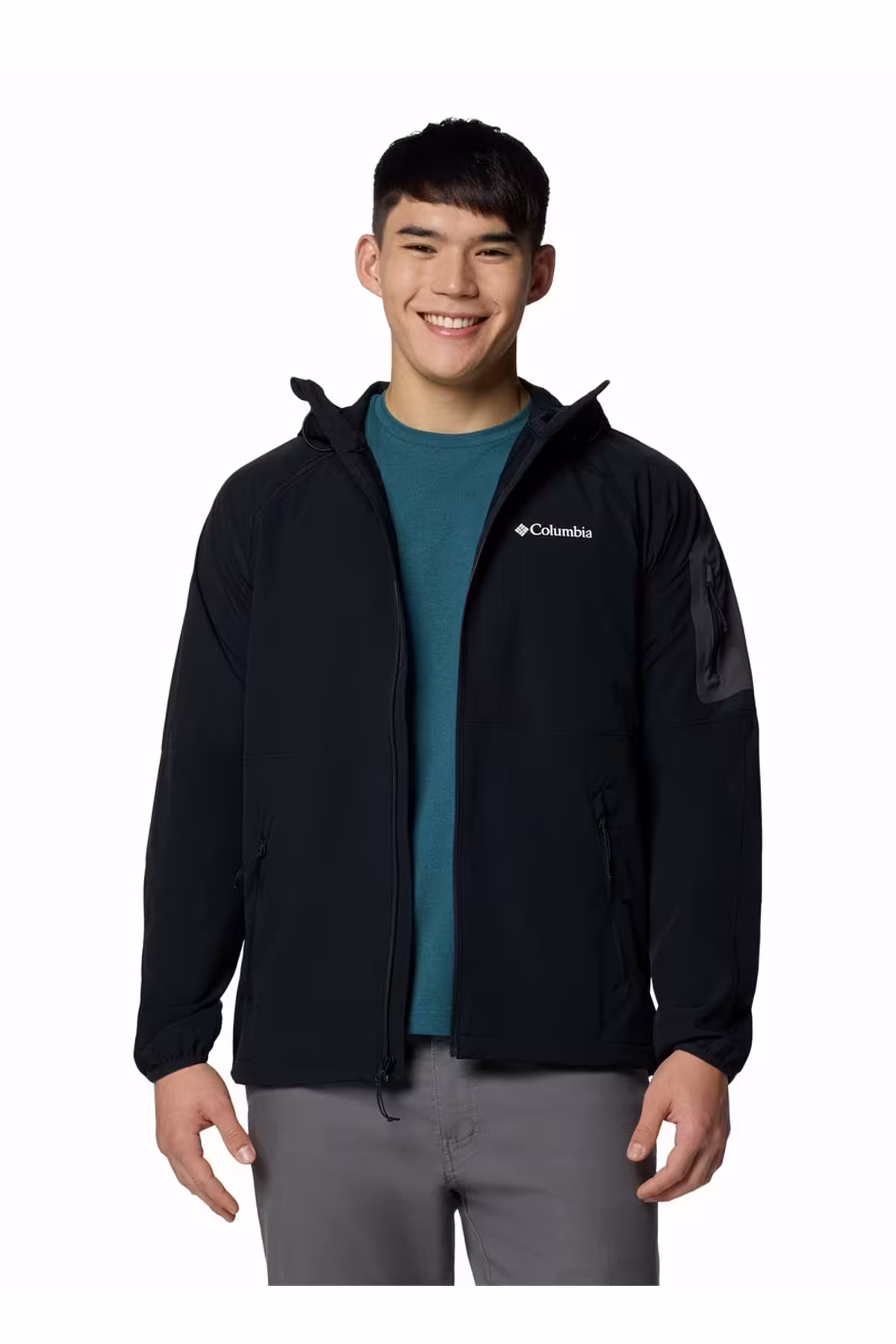 کاپشن مردانه کتهای مسطح سیاه اورجینال Columbia