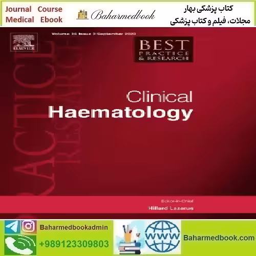 Best Practice & Research Clinical Haematology Volume 37 Iss