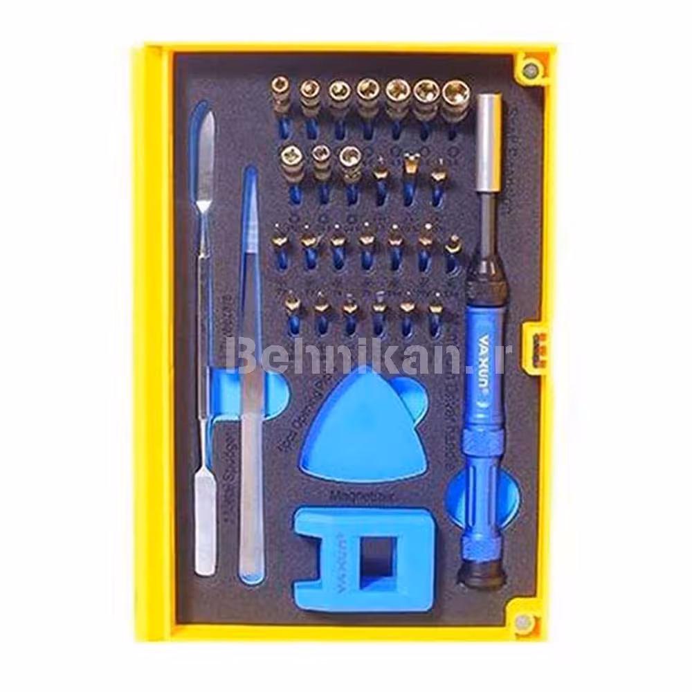 مجموعه 32 عددی سری پیچ گوشتی و بکس یاکسون مدل YX-6021B کد 37372