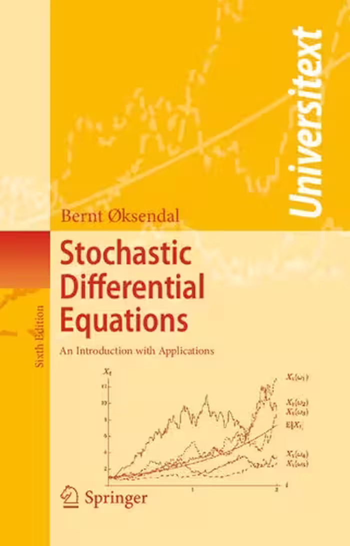 خرید و دانلود نسخه کامل کتاب Stochastic Differential Equations: An Introduction with Applications