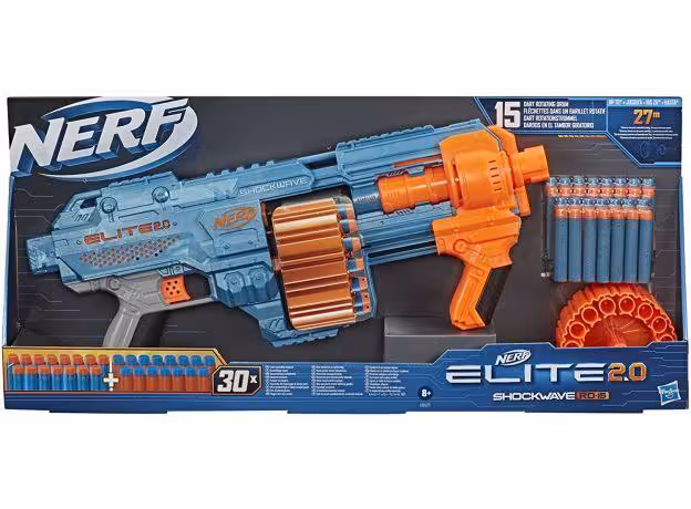 تفنگ نرف Nerf مدل Shockwave آیتم 9527