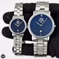 ساعت ست زنانه و مردانه اورینت کلاسیک صفحه سورمه ای Orient Plus M113