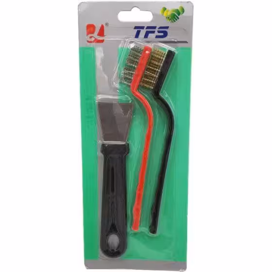 فرچه مسواکی و کاردک وکیوم