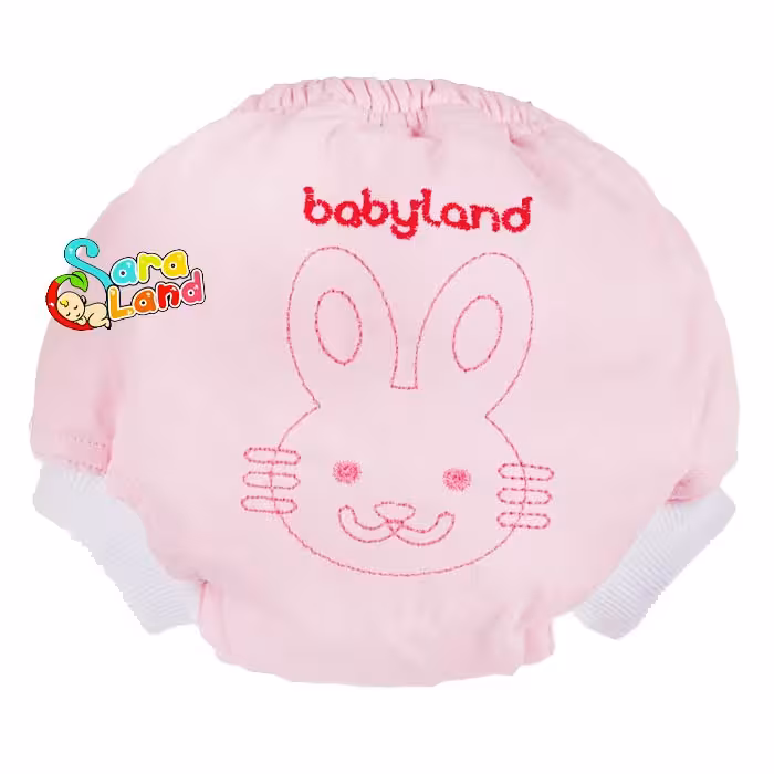 شورت آموزشی کودک بیبی لند baby land کد 256 سایز XL طرح خرگوش