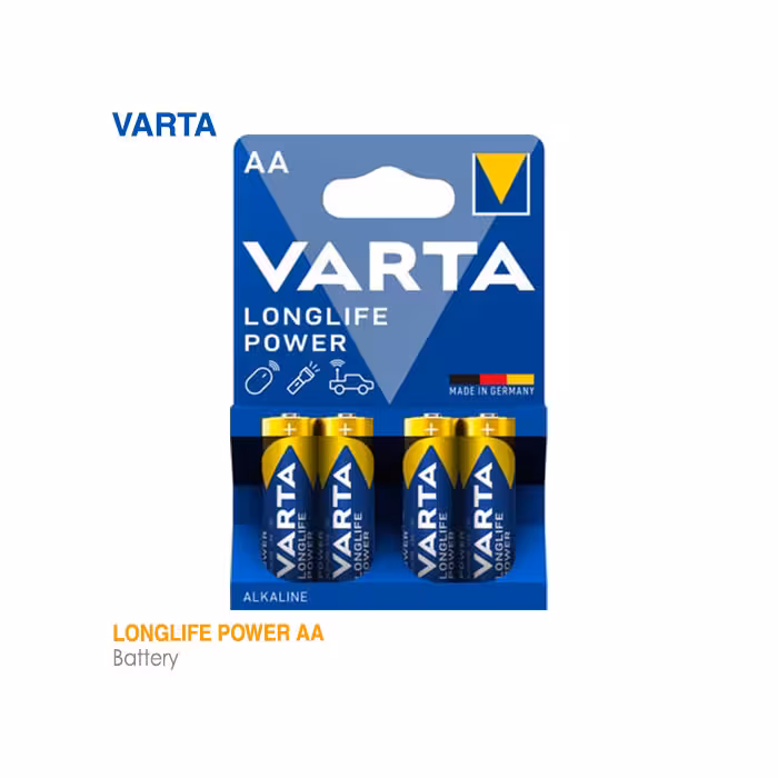 باتری لانگ لایف پاور قلمی AA وارتا