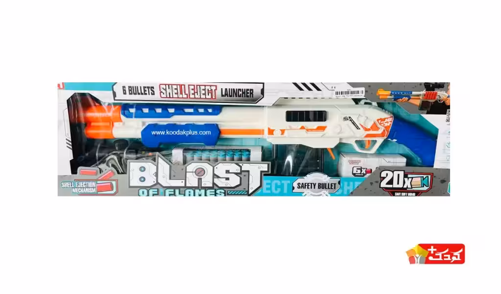 تفنگ دوربین دار تیر اسفنجی و پوکه پران مدل 1-9993