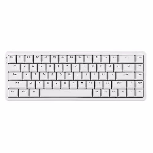 خرید کیبورد ایجز Ajazz AK680 MAX White (Front Print) Wired با بهترین قیمت