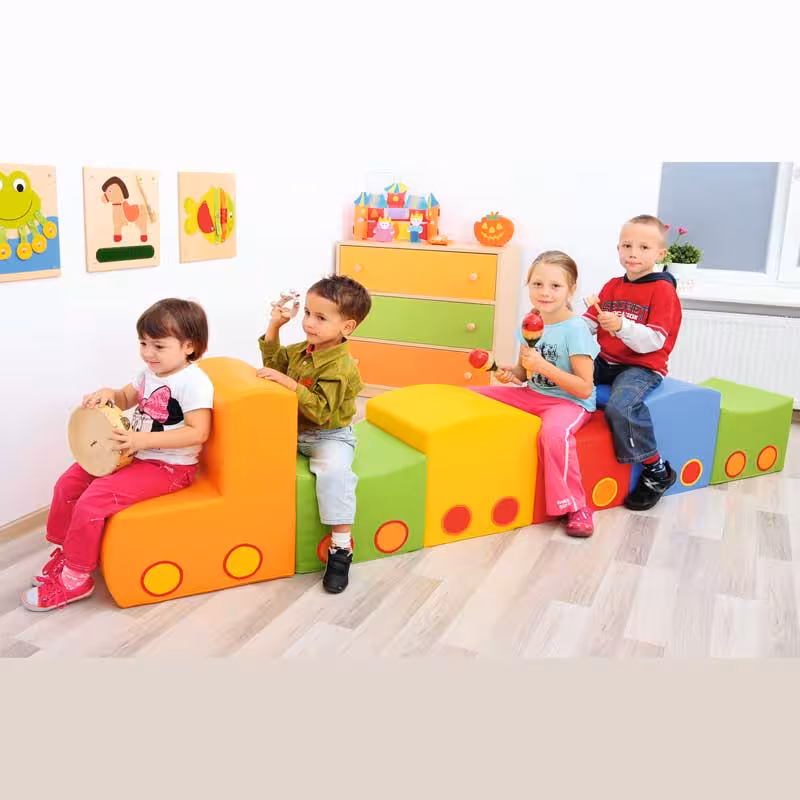 سازه فومی 6 تکه مدل قطار فومی