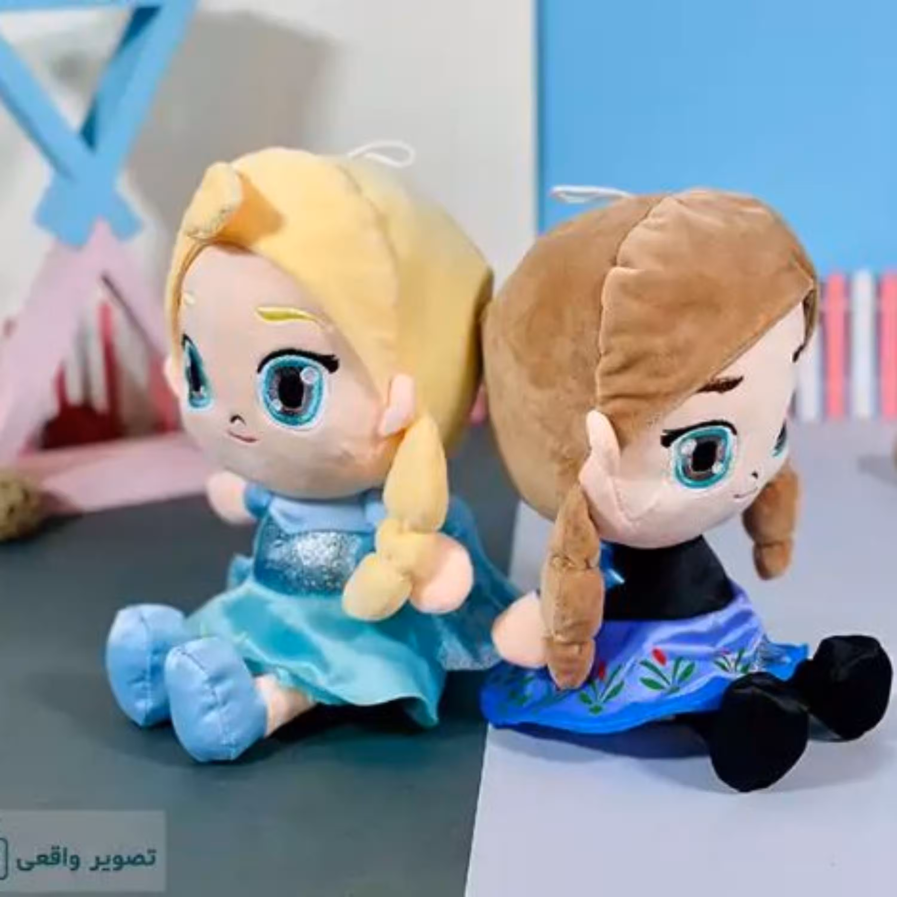 عروسک انا موی قهوه ای تک عددی