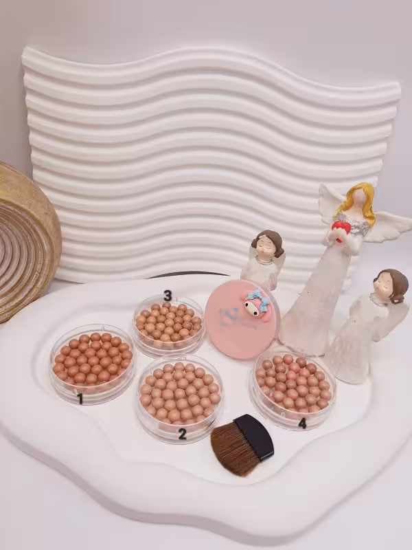 رژ گونه توپ توپی ترند طرح عروسک کیتی کد 0987