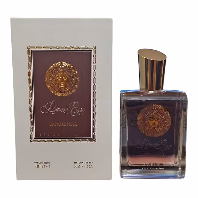ادوپرفیوم حجم 100 میل PRINCES ROSE - کریستال نویر ادوپرفیوم(ورساچه مشکی) | Versace Crystal Noir - ویوا کریشن - Viva Creation