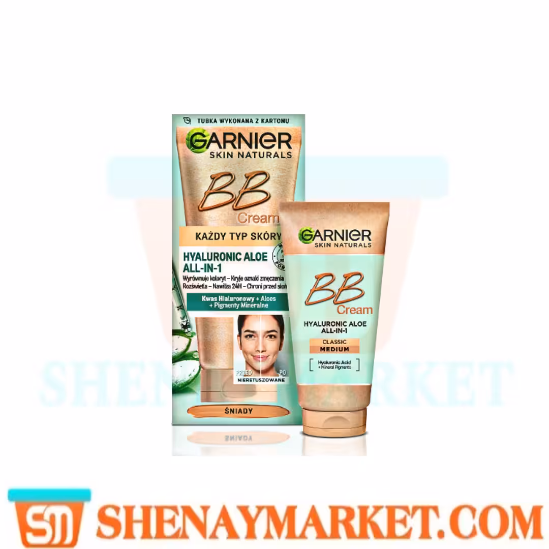 بی بی کرم آبرسان انواع پوست رنگ مدیوم Medium گارنیر حجم 50 میل