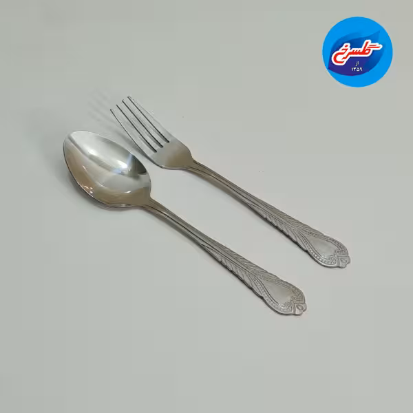 قاشق چنگال استیل مدل دلی 6 عدد قاشق و 6 عدد چنگال