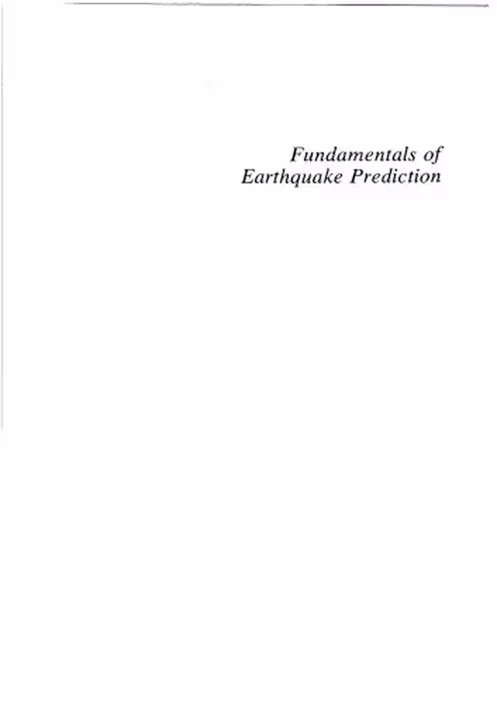 خرید و دانلود نسخه کامل کتاب Fundamentals of earthquake prediction