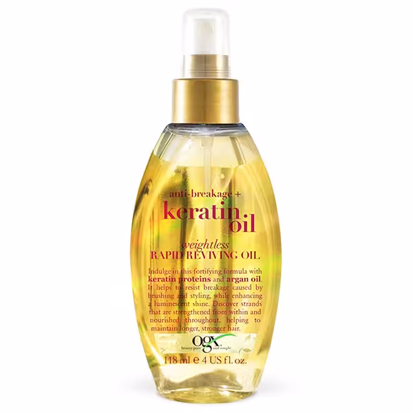 روغن کراتین او جی ایکس  Keratin Oil OGX مدل احیا کننده سریع
