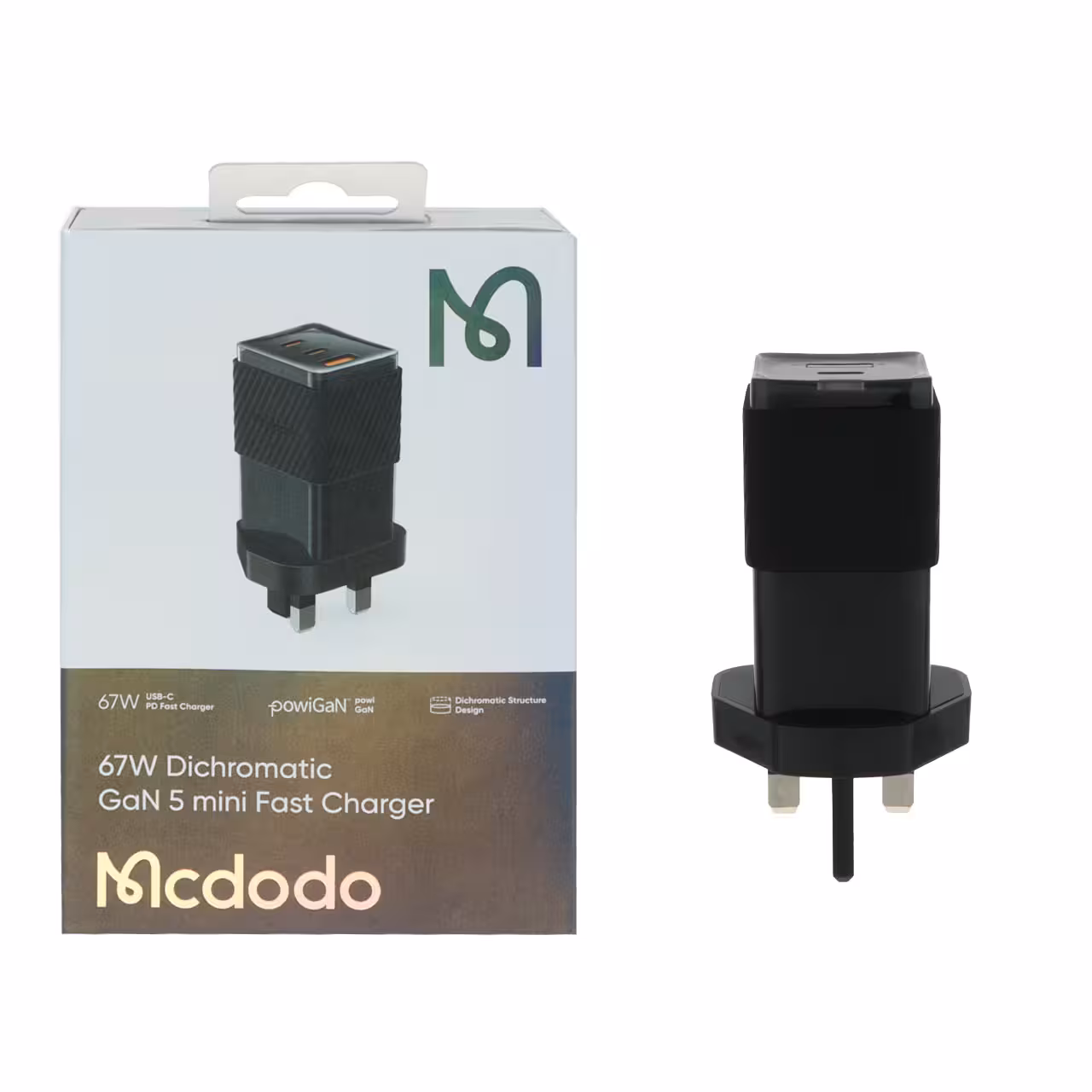 شارژر دیواری 67W فست و PD سه پورت Mcdodo مدل CH-1491 - مشکی