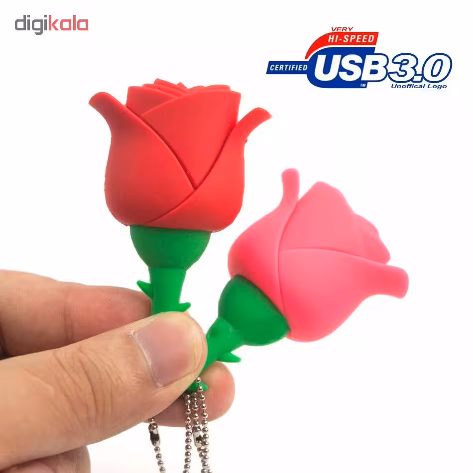 فلش مموری طرح گل رز مدل UP-017 ظرفیت 32 گیگابایت