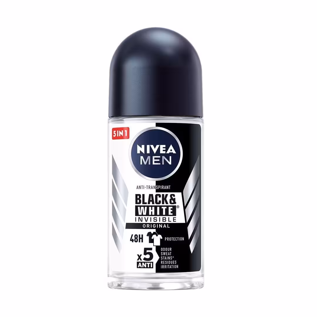 مام رول ضد تعریق نیوآ Nivea Men Black&White Invisible
