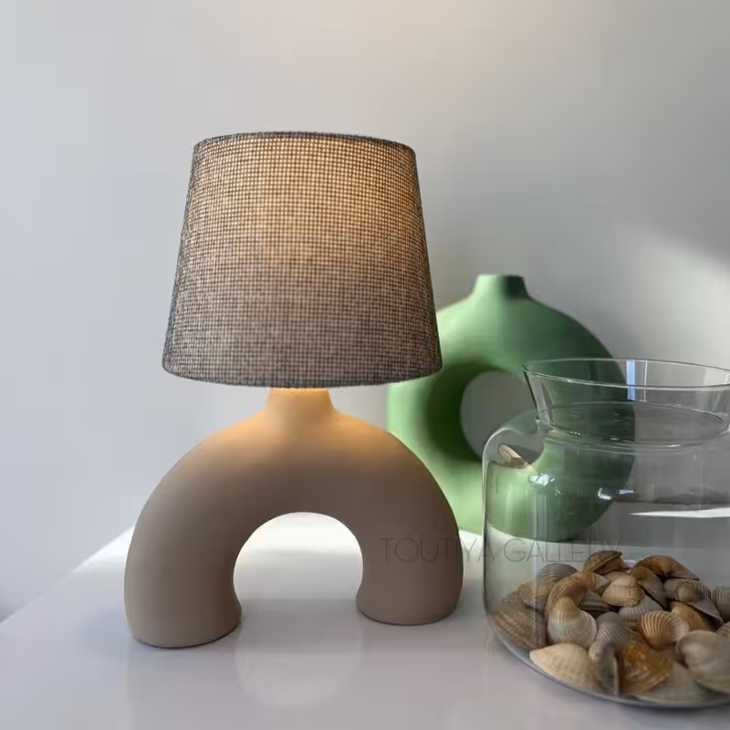 آباژور دفرمه حلزونی دوناتی طرح پلی استر