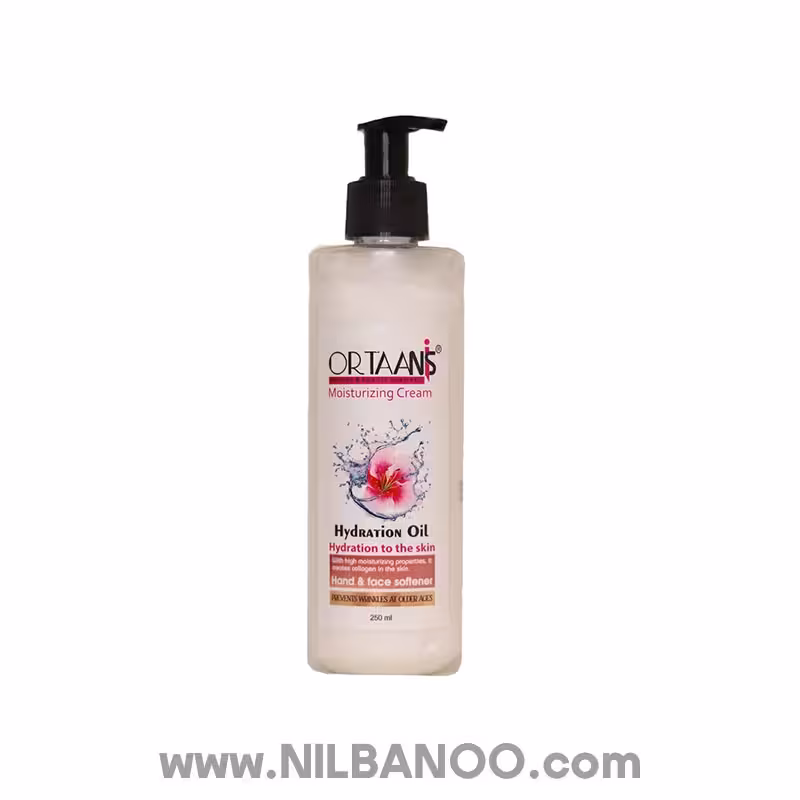 کرم پمپی مرطوب کننده دست و صورت چند منظوره اورتانیس 250 میل