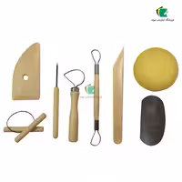 ست ابزار گل و سفال مدل ابزار مجسمه سازی و سفالگری بسته 8 عددی