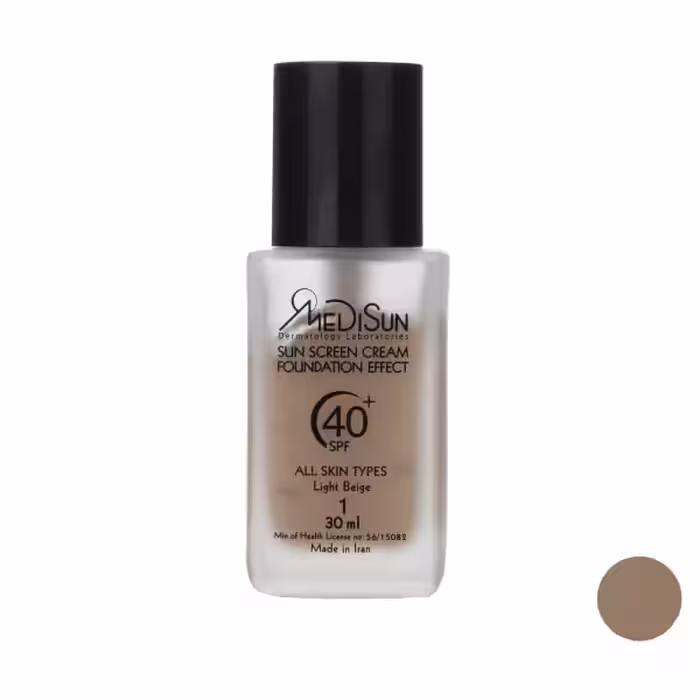 کرم ضد آفتاب رنگي مديسان مدل Light Beige حجم 30 ميلي ليتر شماره1