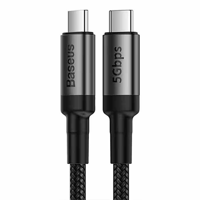 کابل تبدیل  USB-C  به USB-C باسئوس مدل CATKLF-WG1 طول 1 متر