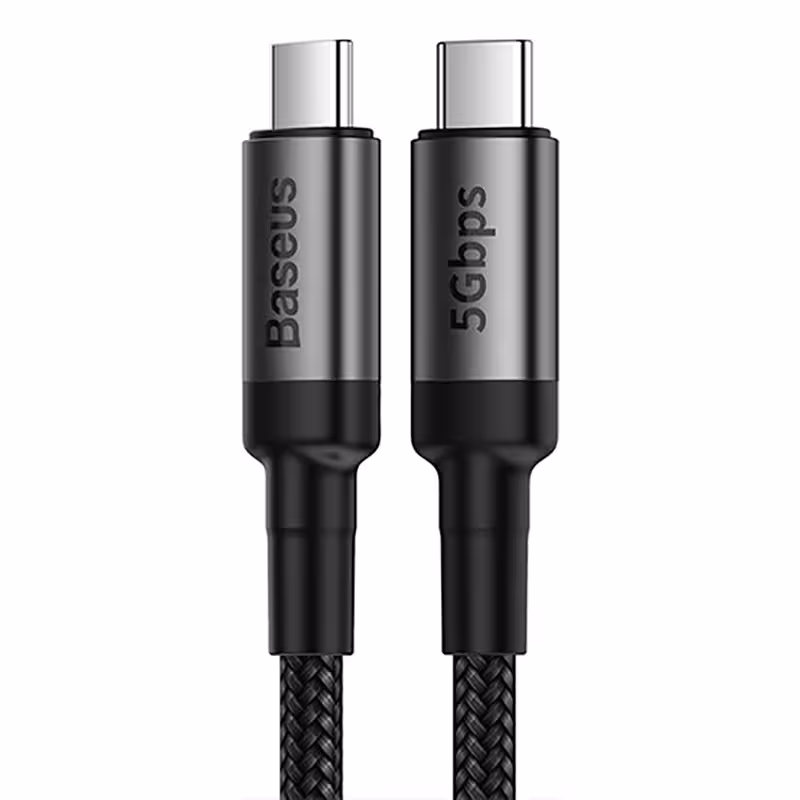 کابل تبدیل USB-C به USB-C باسئوس مدل CATKLF-WG1 طول 1 متر