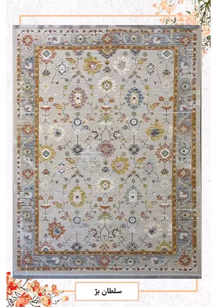 فرش ماشینی گلبرجسته 1200 شانه آکرلیک کاشان – پرداخت قسطی