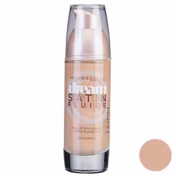 کرم پودر میبلین مدل Dream Satin Fluide Beige Dore 21 حجم 30 میلی لیتر