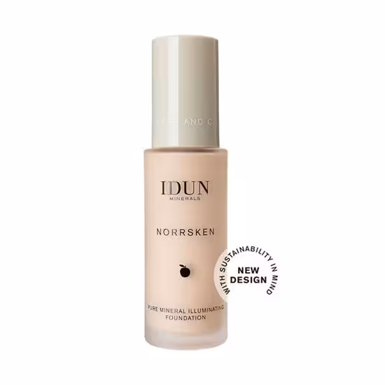 کرم پودر لایت کاور ایدون مینرالز مدل NORRSKEN