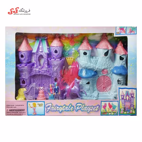 اسباب بازی قصر شاهزاده و پرنسس با اسب بالدار FAIRYTALE PLAYSET