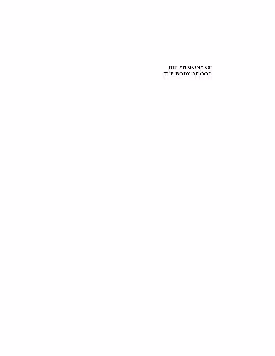 خرید و دانلود نسخه کامل کتاب Anatomy of the Body of God