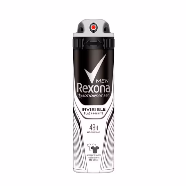 اسپری ضد تعریق مردانه مدل بلک اند وایت رکسونا 150 میلی لیتری 24 عددی