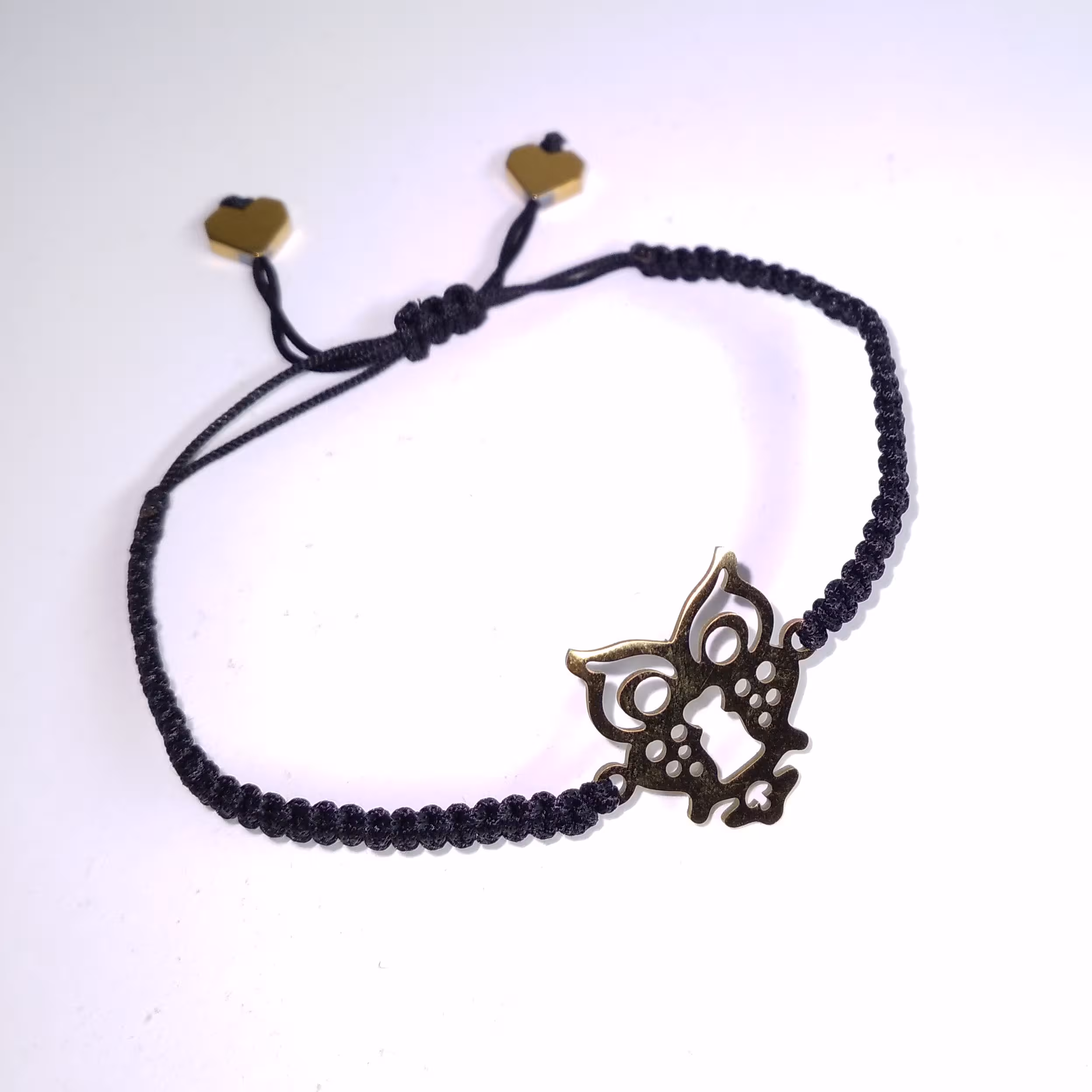 دستبند بافت مکرمه طرح جغد