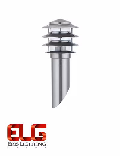 چراغ دیواری 60 وات استنلس استیل نقره ای