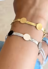 دستبند استیل ماری مدل دایره ای