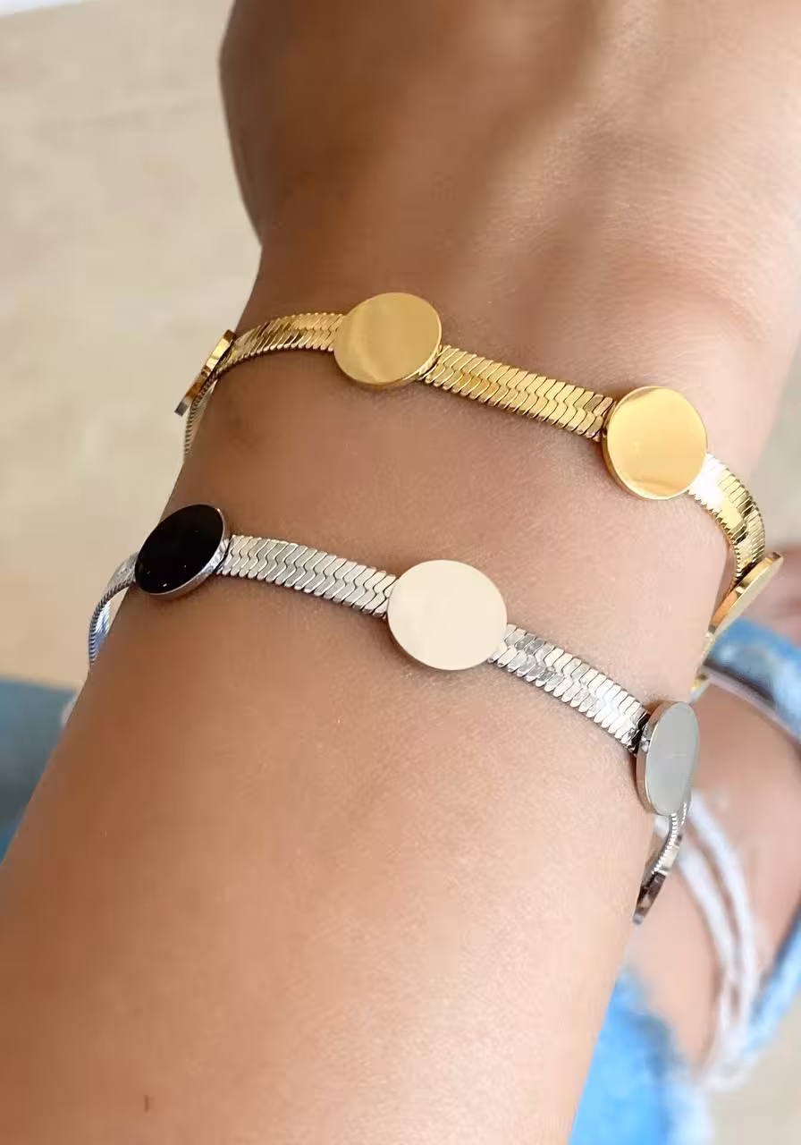 دستبند استیل ماری مدل دایره ای
