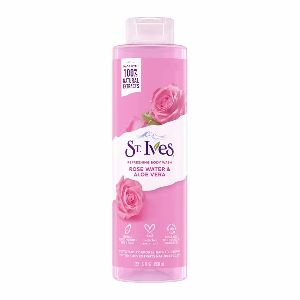 شامپو بدن سنت ایوز گل رز و آلوئه‌ورا St.Ives Refreshing Body Wash Rose Water &amp; Aloe Vera