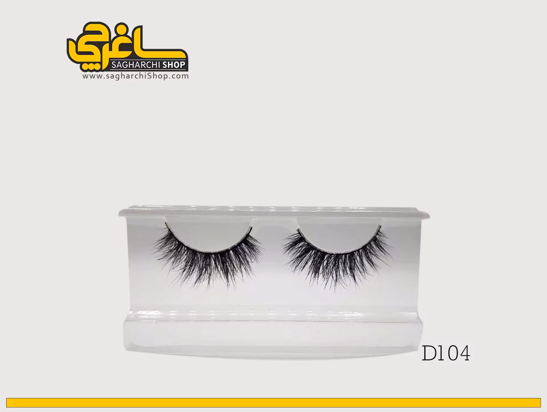 مژه جفتی (4D) مدل D104 سفورا Sephora