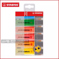 هایلایتر باس استابیلو بسته شش عددی STABILO BOSS ORIGINAL pack of 6